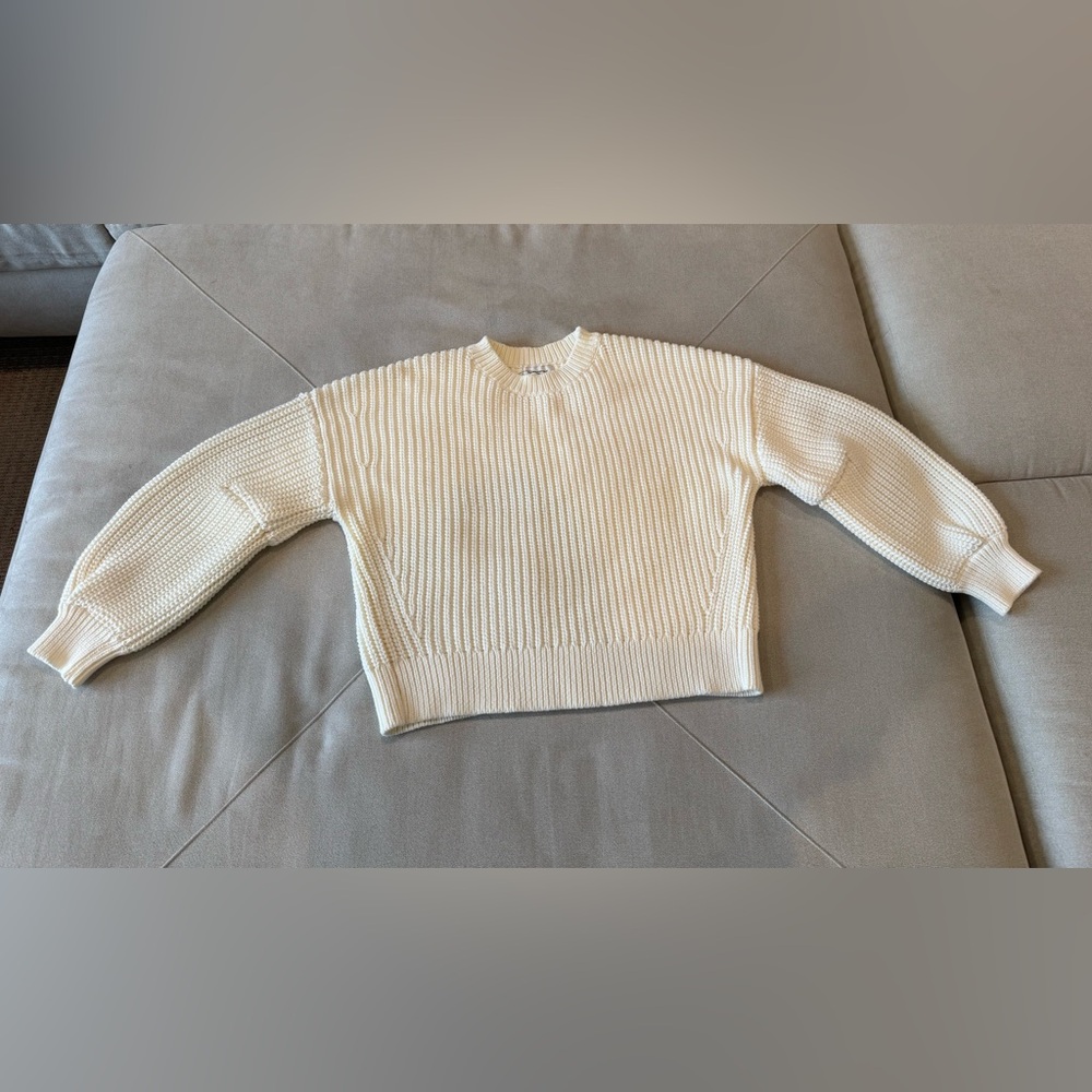 Banana Republic Cream Ribbed Sweater - Picture 2 of 6